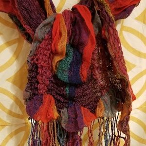Festive Rainbow Scarf
